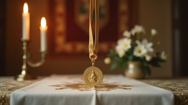 Offrez une médaille religieuse pour marquer une occasion spéciale
